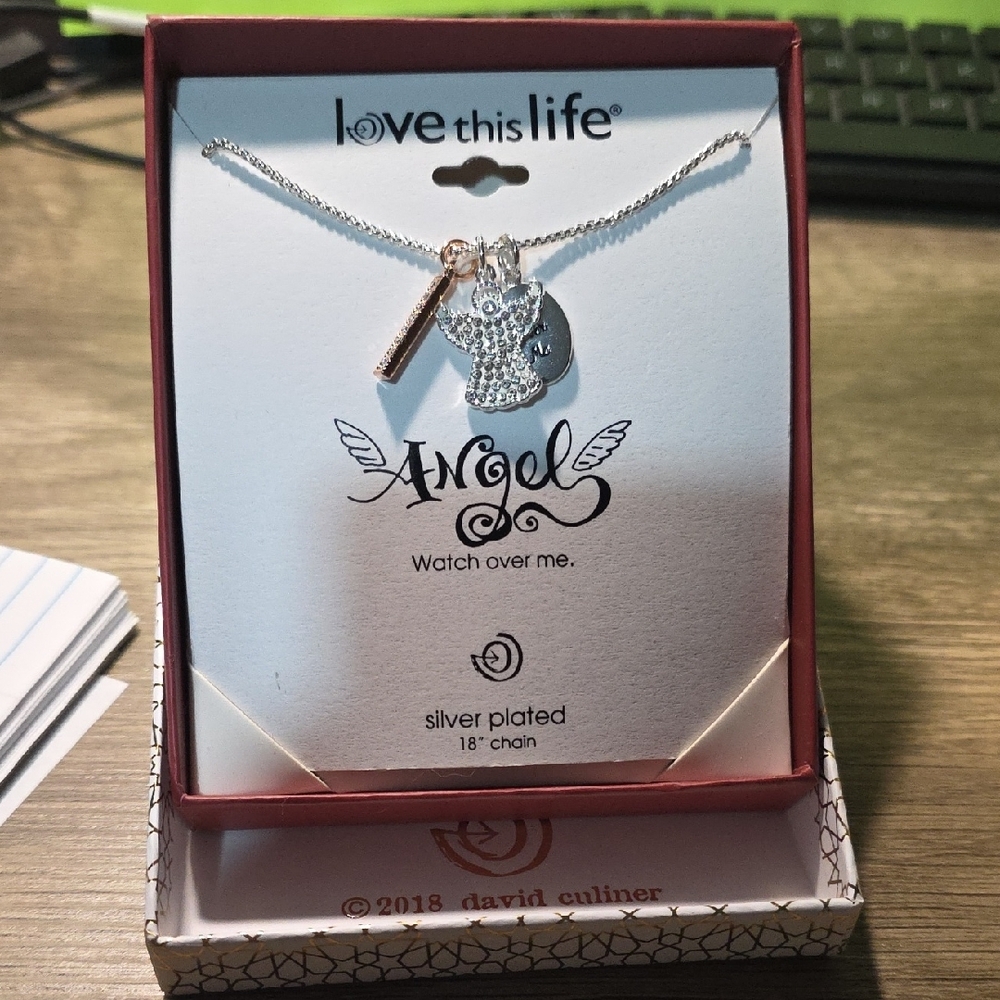 Silver Angel Necklace